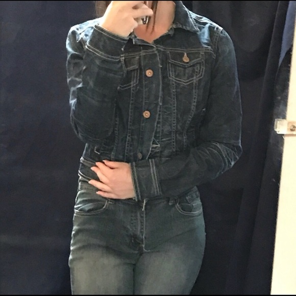 Dark wash Arizona Jean Co Jean Jacket - Picture 6 of 11